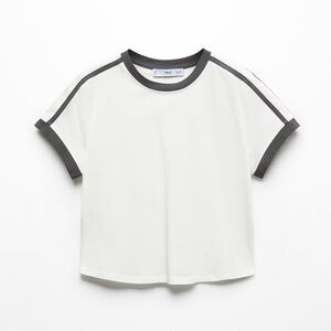 Mango Contrast Edge T-Shirt - New With Tags